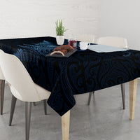 New Zealand Octopus Tattoo and Fern Tablecloth Maori Pattern Matariki Style LT03 - Polynesian Pride