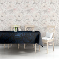 New Zealand Octopus Tattoo and Fern Tablecloth Maori Pattern Matariki Style LT03 - Polynesian Pride