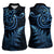 New Zealand Octopus Tattoo and Fern Women Sleeveless Polo Shirt Maori Pattern Matariki Style