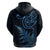 New Zealand Octopus Tattoo and Fern Zip Hoodie Maori Pattern Matariki Style