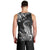 New Zealand Crocodile Tattoo and Fern Men Tank Top Maori Pattern