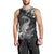 New Zealand Crocodile Tattoo and Fern Men Tank Top Maori Pattern