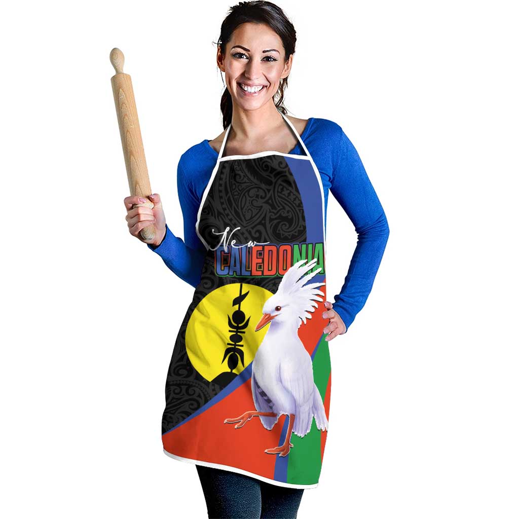 New Caledonia Apron Kagu Bird and The Seal with Melanesian Culture LT03 - Polynesian Pride