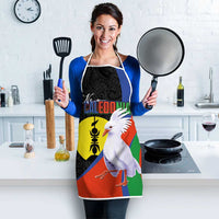 New Caledonia Apron Kagu Bird and The Seal with Melanesian Culture LT03 - Polynesian Pride