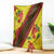 Samoan Culture Blanket Hibiscus and Ula Fala with Tapa Pattern Yellow Color