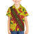 Samoan Culture Family Matching Puletasi and Hawaiian Shirt Hibiscus and Ula Fala with Tapa Pattern YellowColor