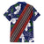 Samoan Culture Family Matching Puletasi and Hawaiian Shirt Hibiscus and Ula Fala with Tapa Pattern Blue Color