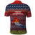 Kiribati Christmas Polo Shirt Coat of Arms and Map Beautiful Merry Xmas Snowflake LT03 - Polynesian Pride