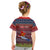 Personalised Kiribati Christmas Kid T Shirt Coat of Arms and Map Beautiful Merry Xmas Snowflake LT03 - Polynesian Pride