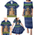 Tokelau Christmas Family Matching Puletasi Dress and Hawaiian Shirt Coat of Arms and Map Beautiful Merry Xmas Snowflake LT03 - Polynesian Pride