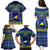 Tokelau Christmas Family Matching Puletasi Dress and Hawaiian Shirt Coat of Arms and Map Beautiful Merry Xmas Snowflake LT03 - Polynesian Pride