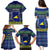 Personalised Tokelau Christmas Family Matching Puletasi Dress and Hawaiian Shirt Coat of Arms and Map Beautiful Merry Xmas Snowflake LT03 - Polynesian Pride