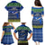 Marshall Islands Christmas Family Matching Puletasi Dress and Hawaiian Shirt Coat of Arms and Map Beautiful Merry Xmas Snowflake LT03 - Polynesian Pride