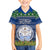 Marshall Islands Christmas Family Matching Puletasi Dress and Hawaiian Shirt Coat of Arms and Map Beautiful Merry Xmas Snowflake LT03 Son's Shirt Blue - Polynesian Pride