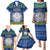 Personalised Marshall Islands Christmas Family Matching Puletasi Dress and Hawaiian Shirt Coat of Arms and Map Beautiful Merry Xmas Snowflake LT03 - Polynesian Pride