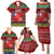 Personalised Wallis and Futuna Christmas Family Matching Puletasi Dress and Hawaiian Shirt Coat of Arms and Map Beautiful Merry Xmas Snowflake LT03 - Polynesian Pride