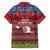 French Polynesia Christmas Family Matching Puletasi Dress and Hawaiian Shirt Coat of Arms and Map Beautiful Merry Xmas Snowflake LT03 - Polynesian Pride