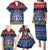 Northern Mariana Islands Christmas Family Matching Puletasi Dress and Hawaiian Shirt Coat of Arms and Map Beautiful Merry Xmas Snowflake LT03 - Polynesian Pride