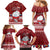 Palau Christmas Family Matching Mermaid Dress and Hawaiian Shirt Snowman and Palau Coat of Arms Maori Tribal Xmas Style LT03 - Polynesian Pride