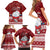 Palau Christmas Family Matching Short Sleeve Bodycon Dress and Hawaiian Shirt Snowman and Palau Coat of Arms Maori Tribal Xmas Style LT03 - Polynesian Pride