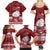 Palau Christmas Family Matching Summer Maxi Dress and Hawaiian Shirt Snowman and Palau Coat of Arms Maori Tribal Xmas Style LT03 - Polynesian Pride