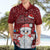 Palau Christmas Hawaiian Shirt Snowman and Palau Coat of Arms Maori Tribal Xmas Style LT03 - Polynesian Pride