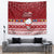 Palau Christmas Tapestry Snowman and Palau Coat of Arms Maori Tribal Xmas Style LT03 - Polynesian Pride