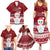 Personalised Palau Christmas Family Matching Summer Maxi Dress and Hawaiian Shirt Snowman and Palau Coat of Arms Maori Tribal Xmas Style LT03 - Polynesian Pride