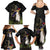 New Zealand Hoiho Family Matching Summer Maxi Dress and Hawaiian Shirt Maori Art Tattoo and Silver Fern