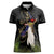 New Zealand Hoiho Women Polo Shirt Maori Art Tattoo and Silver Fern