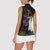 New Zealand Hoiho Women Sleeveless Polo Shirt Maori Art Tattoo and Silver Fern