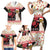 New Zealand Merry Christmas Family Matching Short Sleeve Bodycon Dress and Hawaiian Shirt Hoiho Xmas - Haka Dance and Pohutukawa