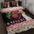 New Zealand Merry Christmas Quilt Bed Set Hoiho Xmas - Haka Dance and Pohutukawa