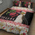 New Zealand Merry Christmas Quilt Bed Set Hoiho Xmas - Haka Dance and Pohutukawa