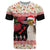 New Zealand Merry Christmas T Shirt Hoiho Xmas - Haka Dance and Pohutukawa