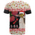 New Zealand Merry Christmas T Shirt Hoiho Xmas - Haka Dance and Pohutukawa