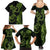 New Zealand Gecko Maori Art Tattoo Family Matching Summer Maxi Dress and Hawaiian Shirt