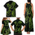 New Zealand Gecko Maori Art Tattoo Family Matching Tank Maxi Dress and Hawaiian Shirt