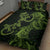 New Zealand Gecko Maori Art Tattoo Quilt Bed Set