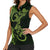 New Zealand Gecko Maori Art Tattoo Women Sleeveless Polo Shirt