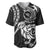 New Zealand Baseball Jersey Stylized Kiwi Bird Tattoo Mix Koru Circle and Maori Ethnic Vibe LT03 Black - Polynesian Pride