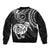 New Zealand Bomber Jacket Stylized Kiwi Bird Tattoo Mix Koru Circle and Maori Ethnic Vibe LT03 - Polynesian Pride