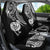 Personalised New Zealand Car Seat Cover Stylized Kiwi Bird Tattoo Mix Koru Circle and Maori Ethnic Vibe LT03 - Polynesian Pride