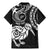 Personalised New Zealand Family Matching Mermaid Dress and Hawaiian Shirt Stylized Kiwi Bird Tattoo Mix Koru Circle and Maori Ethnic Vibe LT03 - Polynesian Pride