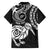 Personalised New Zealand Family Matching Puletasi Dress and Hawaiian Shirt Stylized Kiwi Bird Tattoo Mix Koru Circle and Maori Ethnic Vibe LT03 - Polynesian Pride