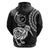 Personalised New Zealand Hoodie Stylized Kiwi Bird Tattoo Mix Koru Circle and Maori Ethnic Vibe LT03 - Polynesian Pride