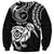 Personalised New Zealand Sweatshirt Stylized Kiwi Bird Tattoo Mix Koru Circle and Maori Ethnic Vibe LT03 - Polynesian Pride