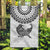 Custom New Zealand Garden Flag Tui Bird and Koru Circle Mix Silver Fern Pattern LT03 Garden Flag White - Polynesian Pride