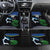 Custom Solomon Islands Rugby Car Mats Arty Shark and Crocodile Solomon Islands National Emblems