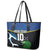 Custom Solomon Islands Rugby Leather Tote Bag Arty Shark and Crocodile Solomon Islands National Emblems